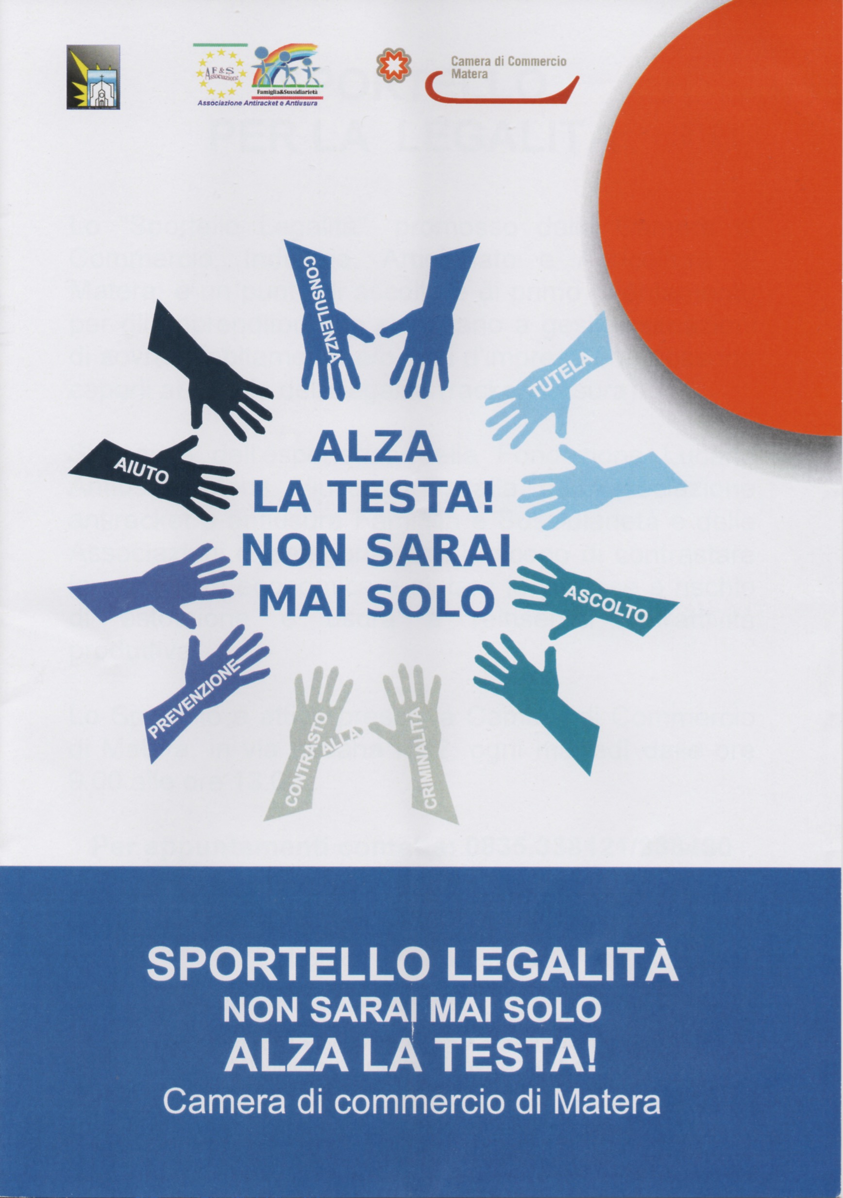 Manifesto dello "Sportello Legalità"