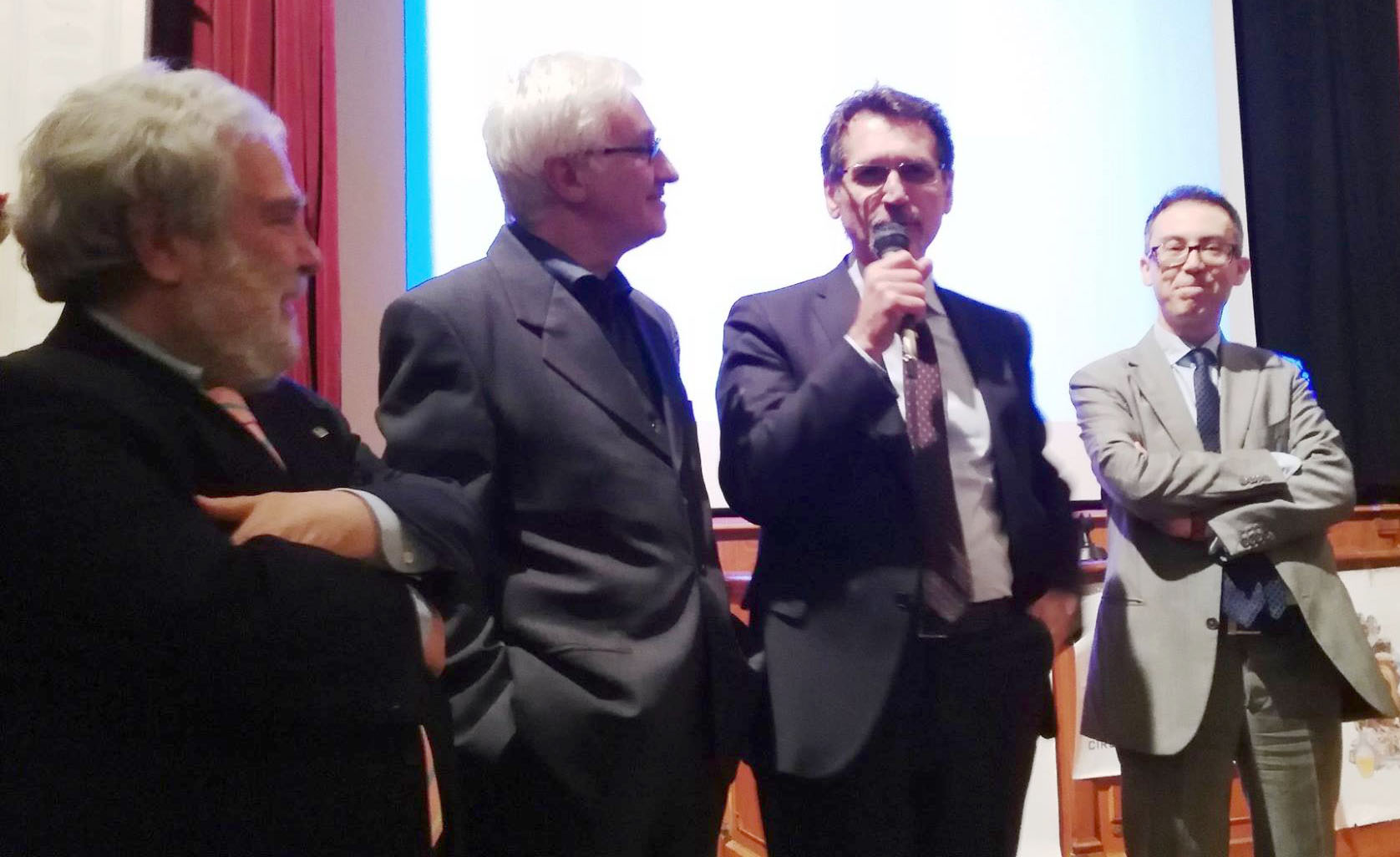 Armando Lostaglio con il sindaco di Bologna Virginio Merola