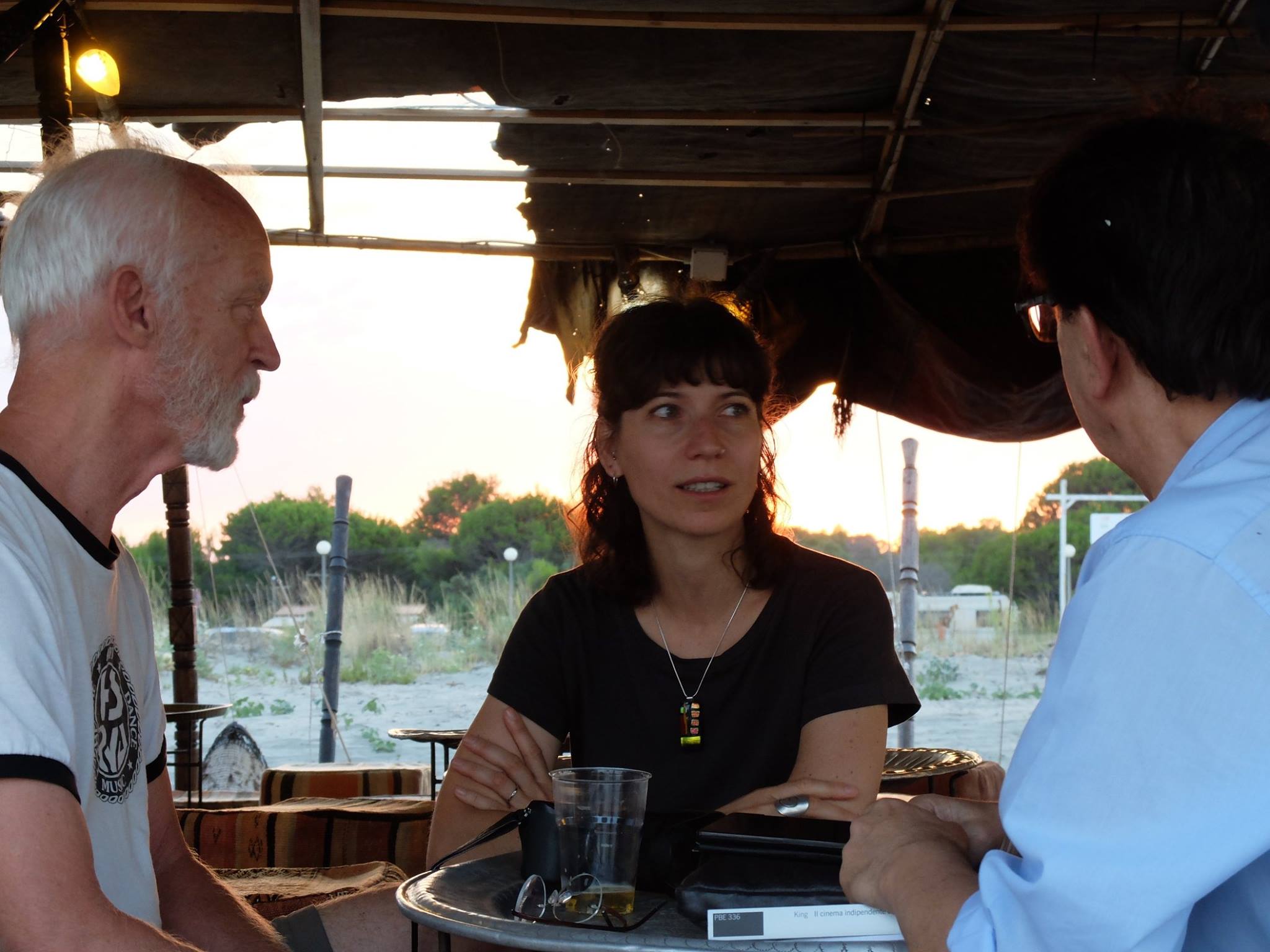 durante l'intervista a jon jost - foto di Giuseppe tumino (3)