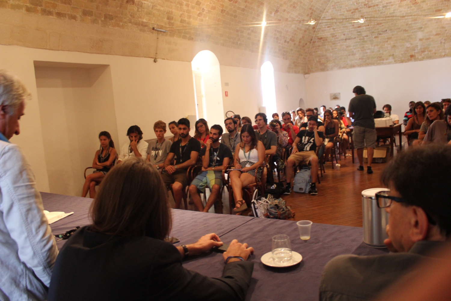 Durante la conferenza stampa di venerdì